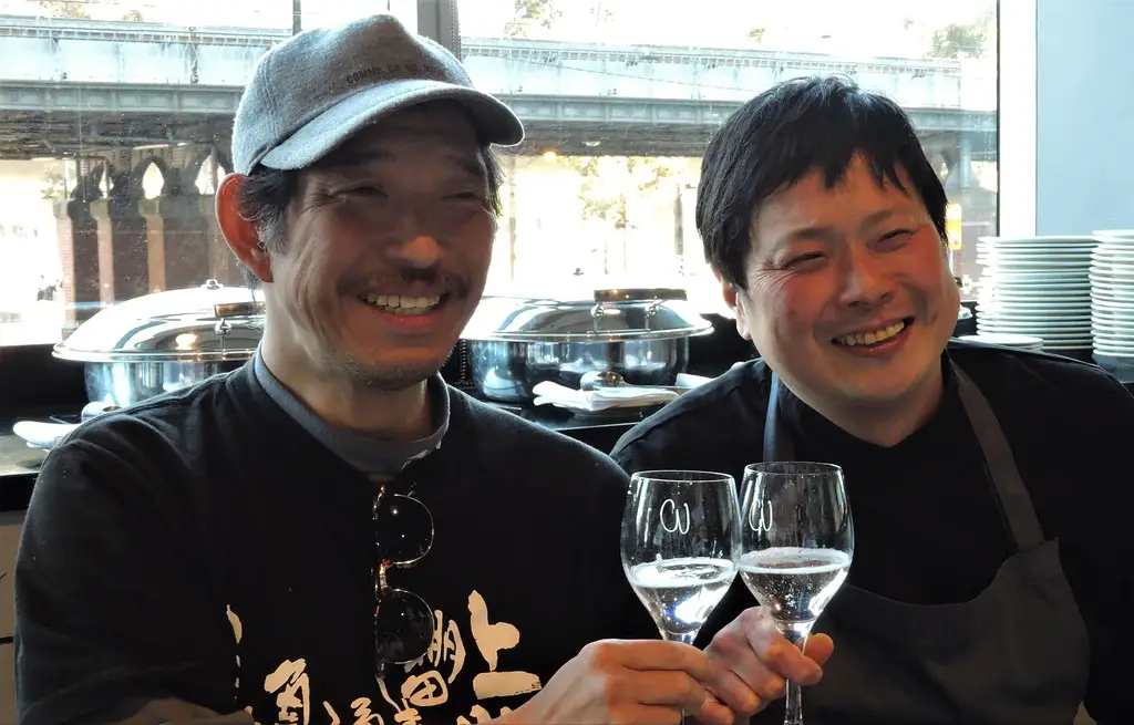 Left: Chef Ikuei Arakane, Right: Chef Yoshitaka Kojima