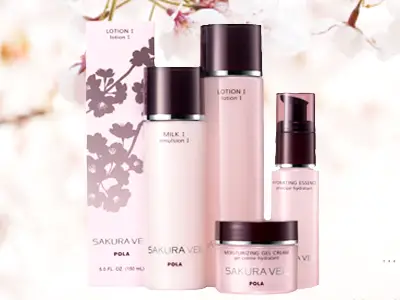 POLA Skincare with traditional Japanese extracts – Sakura Veil 